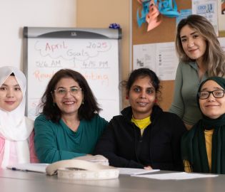 Students in a classroom